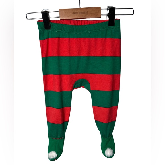 Disney Baby Christmas Matching Set Mickey Mouse Elf Hat, Pants, & Shirt 3-6M NWT - Picture 3 of 9